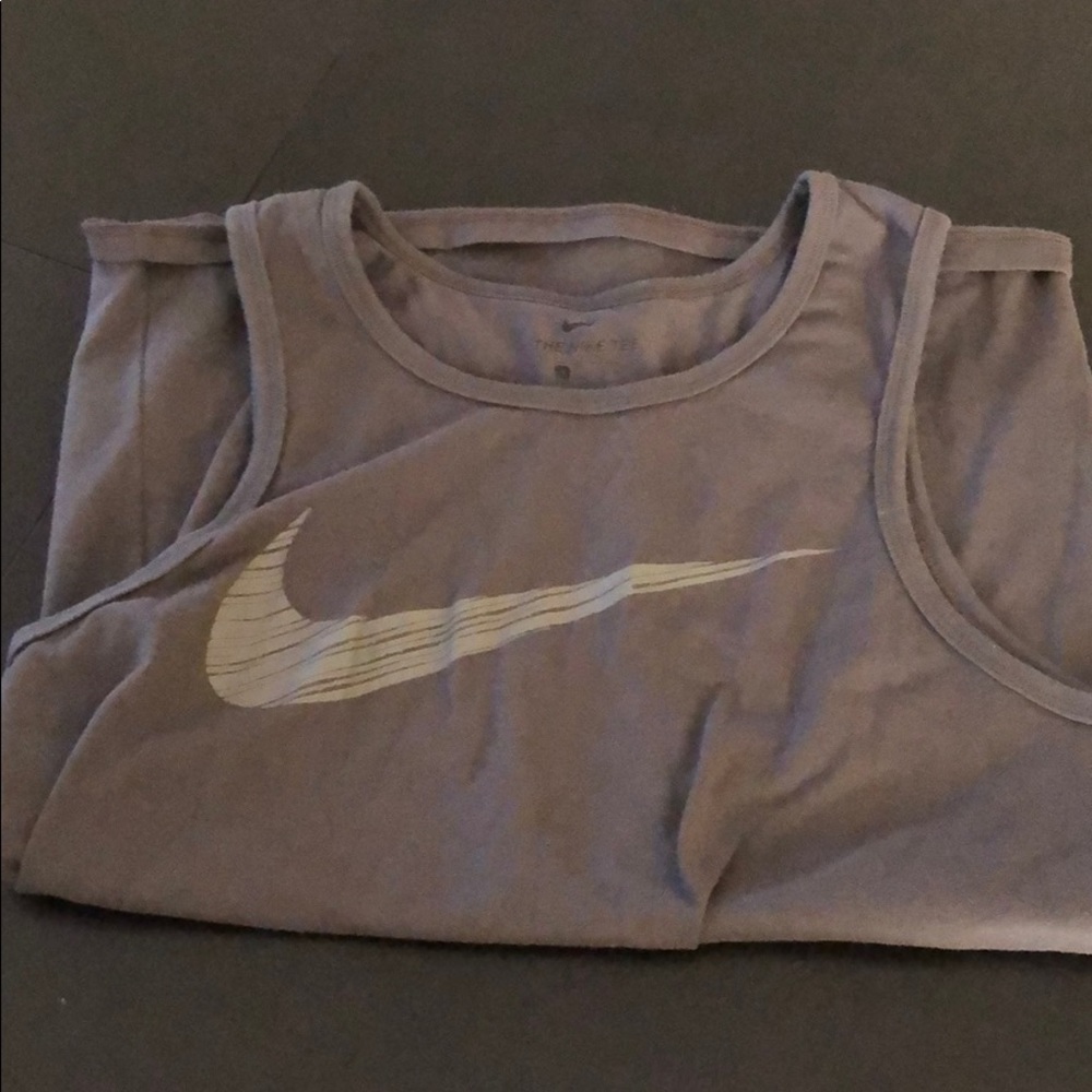 Men’s Gray Nike Dri-Fit Tank